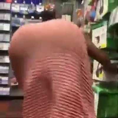 in the middle of fucking gamestop