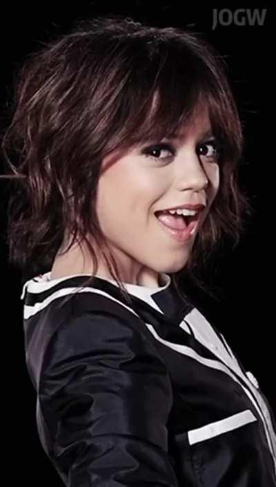 Jenna Ortega winking at you