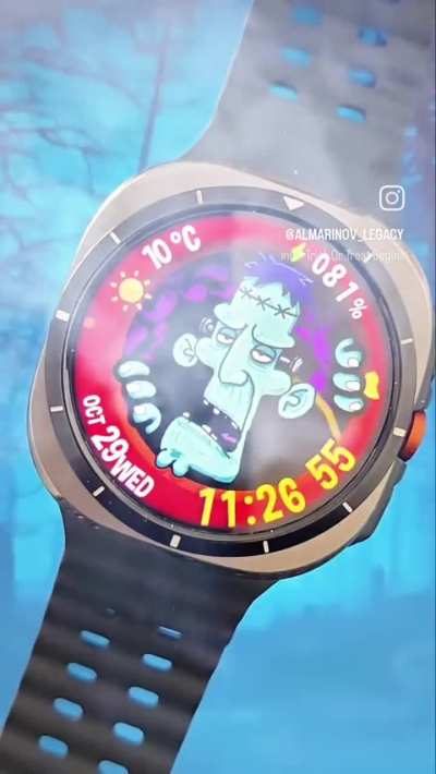 FRANKY watch face available on Facer