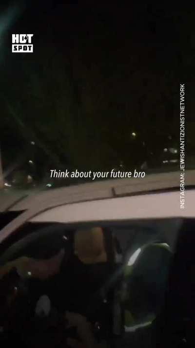 Lockheed Martin employee pulls a knife out on protestors in Sunnyvale, California for blocking the entrances and making him late to work