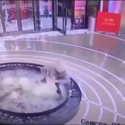 Not looking where you are going