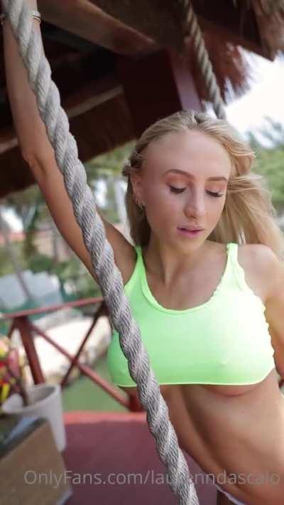 Lauren Dascalo Nude Tits Show Video