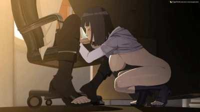 Hinata's hokage service (angelyeah)