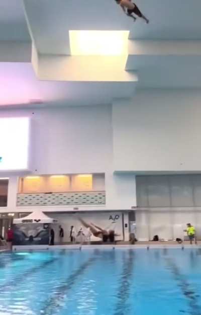 Pool long jump