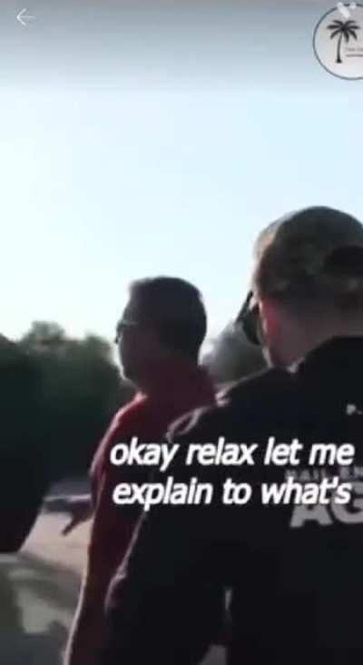 What he says at the end