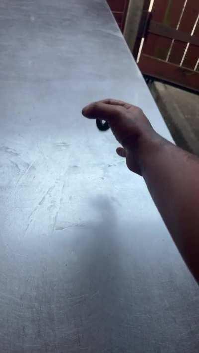 Coin from an empty hand