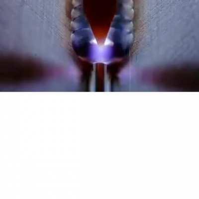 Automatic arc welding up close