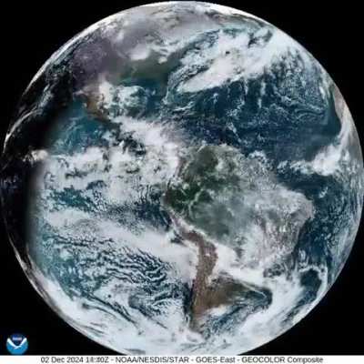 Last 24 hours from satellite data
