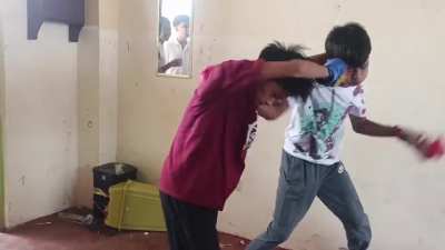 Friendly Boxing Match