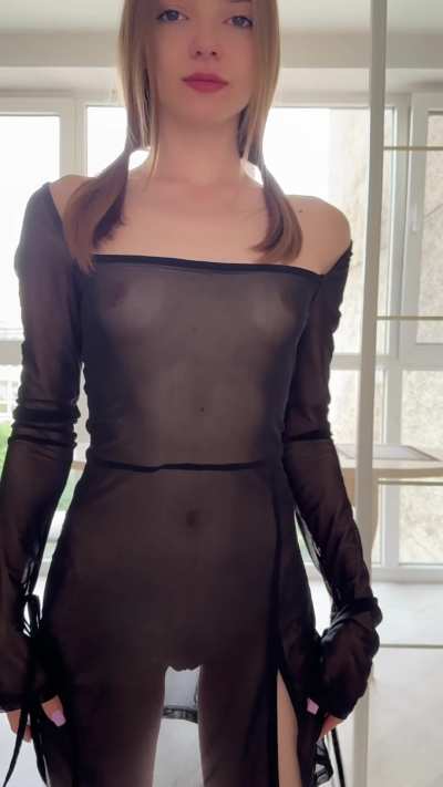 I like showing my body though this dress
