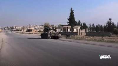 Footage from the rebels combined arms assault into Aleppo