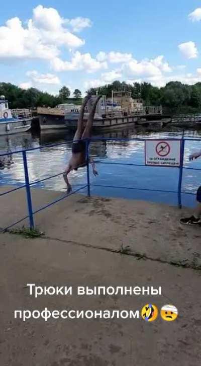 HMFT after I get a chiropractic adjustment from this stone ledge