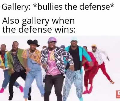 A courtroom made of hypocrites