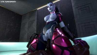Widowmaker Riding a Big Black Cock (The Firebrand)[Overwatch]