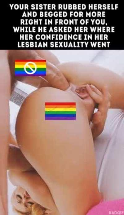 You watched as she slowly felt her confidence slip until she accepted she was being foolish