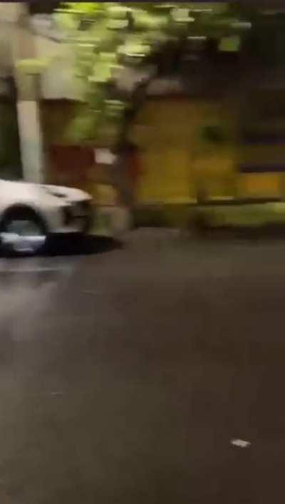 Nice control, given the circumstances and the high intensity quake.