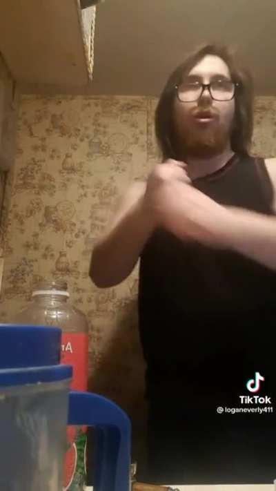 Strength test. Watch out this guy is T U F F