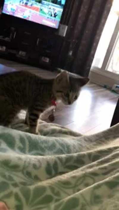 My finger gun had more power than I expected