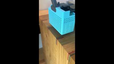 I built a cute cabinet for the Bambu A1 Mini