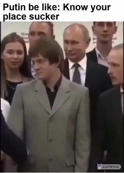 In the end, he learnt his place tho