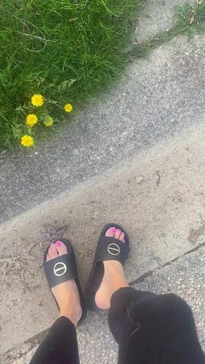 Can you believe I had to walk ALL the way round the mailbox myself?! Isn’t there someone who should be doing that for me….? These poor feet! 😮‍💨