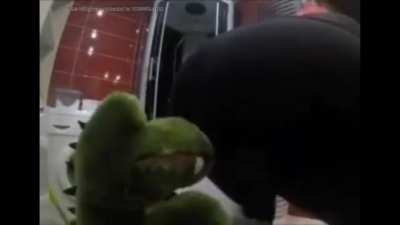 Deb33ie D1sturbbed farting on a stuffed animal part one