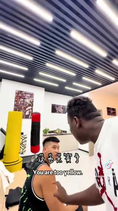 In his own language too! 