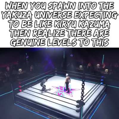 Bruh I'm going spawn in Like A Dragon universe like a young Nanba