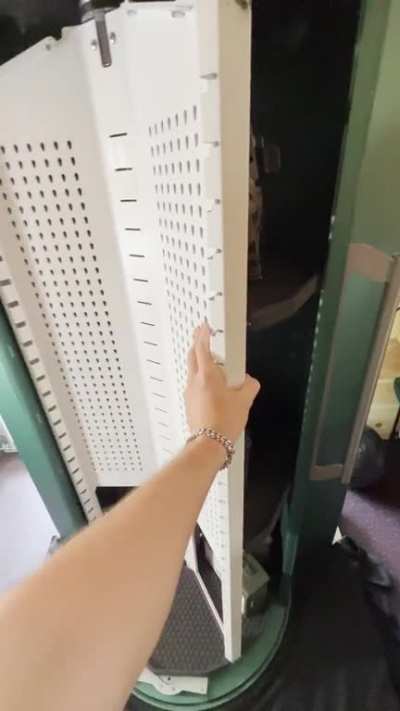 Cool gun safe in my friends basement