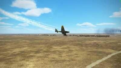 Well if those .303 Browning machine guns don't just sound like a rainstorm on a tin roof ...