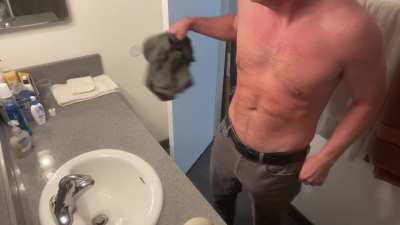 Settling down after a long day at work