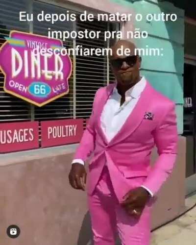 Porra,pela procedência dos fatos de eu ser um FDP eu acho que o laranja é o impostor