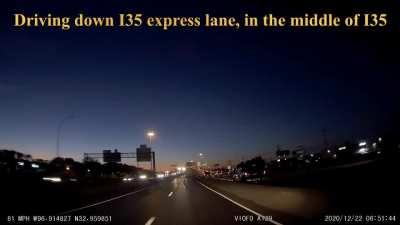 Let's jaywalk across an interstate