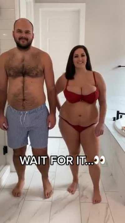 This couple before and after their weightloss