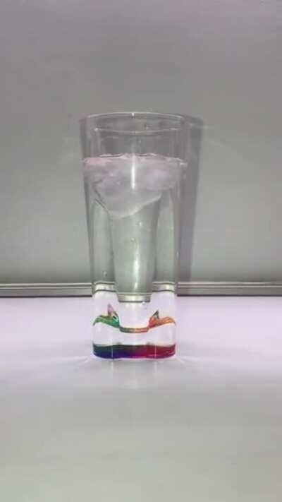 Rainbow Crystal Merritt Acrylic Tumbler