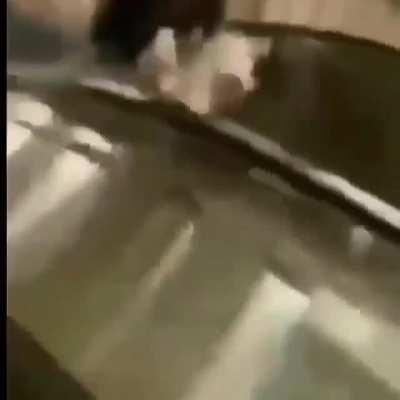 Don't hit my baby, man