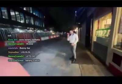 Streamer learns not to harass someone