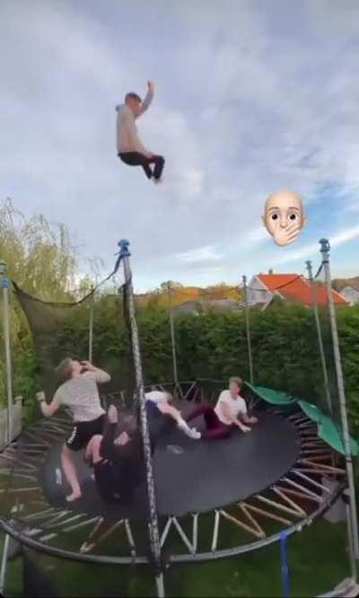 To help him bounce the highest into the air