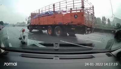 Glad the guy didn't slip the second time