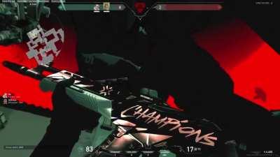 my team freaking out of champion vandal finisher