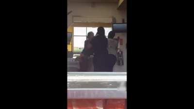 Fighting fast food workers