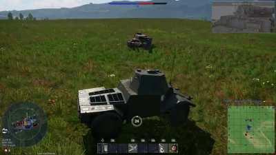 The panzer flip, first glitch ive seen in warthunder that isnt graphical