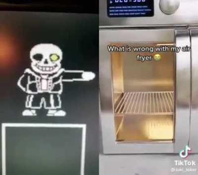 He had a bad time with that air frier