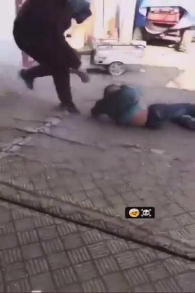 keep practicing your back flips little boy