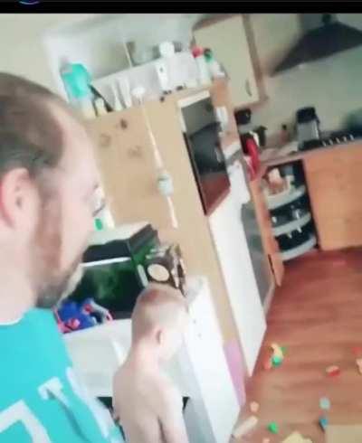 Because making your son cry is hilarious