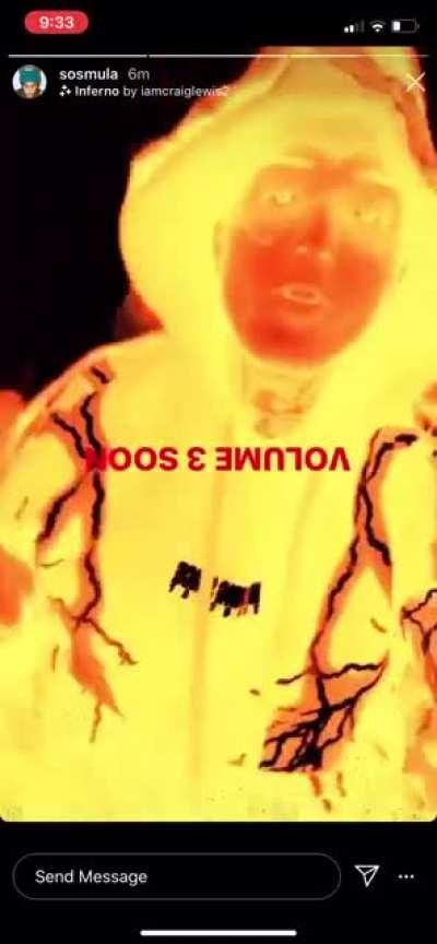 Sosmula shows snippet possibly from Vol. 3 on his story