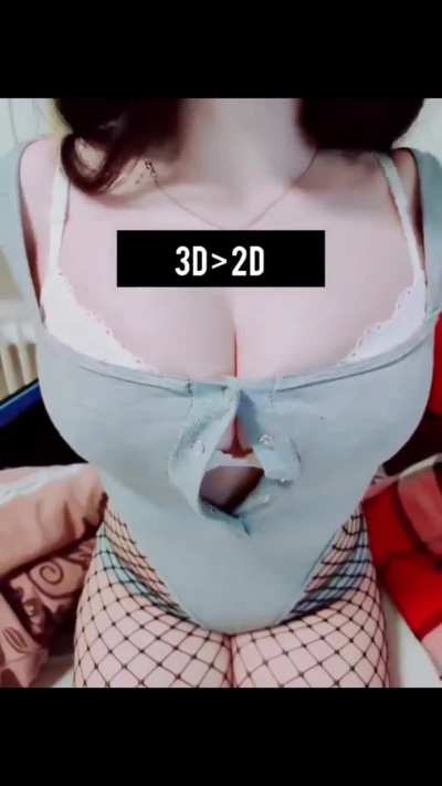 3D is always better 😌