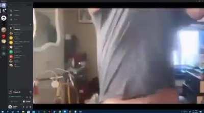 ! BARE ASS WARNING !    Smoking and Mooning 