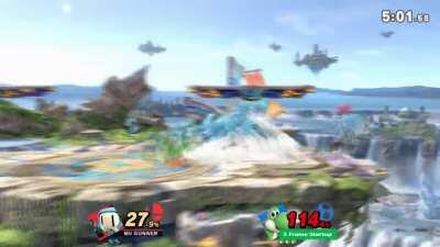This Yoshi only used nair the entire game