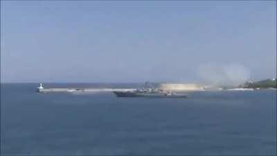 The pride of the Russian navy everyone.